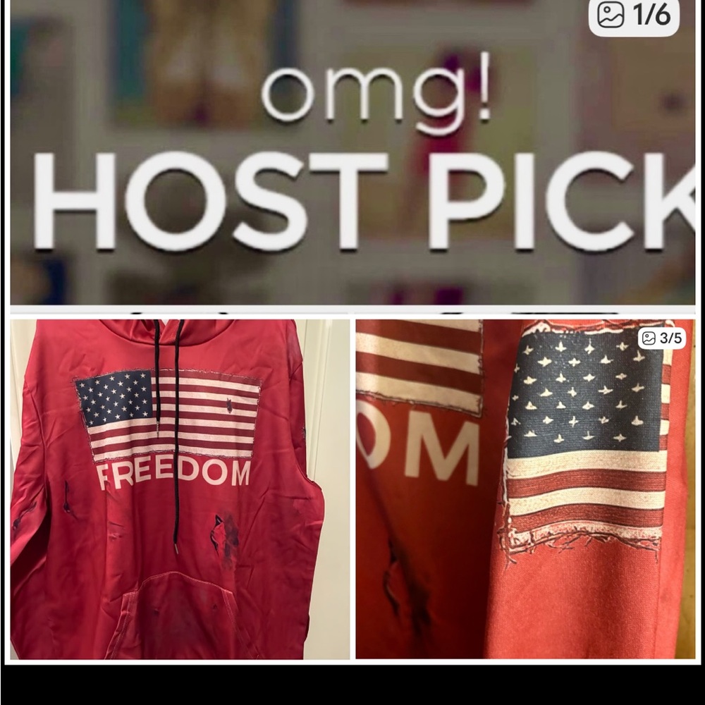 Red Freedom Hoodie